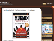 Tablet Screenshot of genta-rasa.com